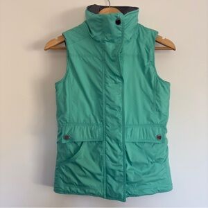 Ivivva Reversable vest in gray and teal girls Size: 12